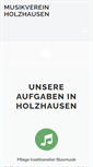 Mobile Screenshot of musikverein-holzhausen.at